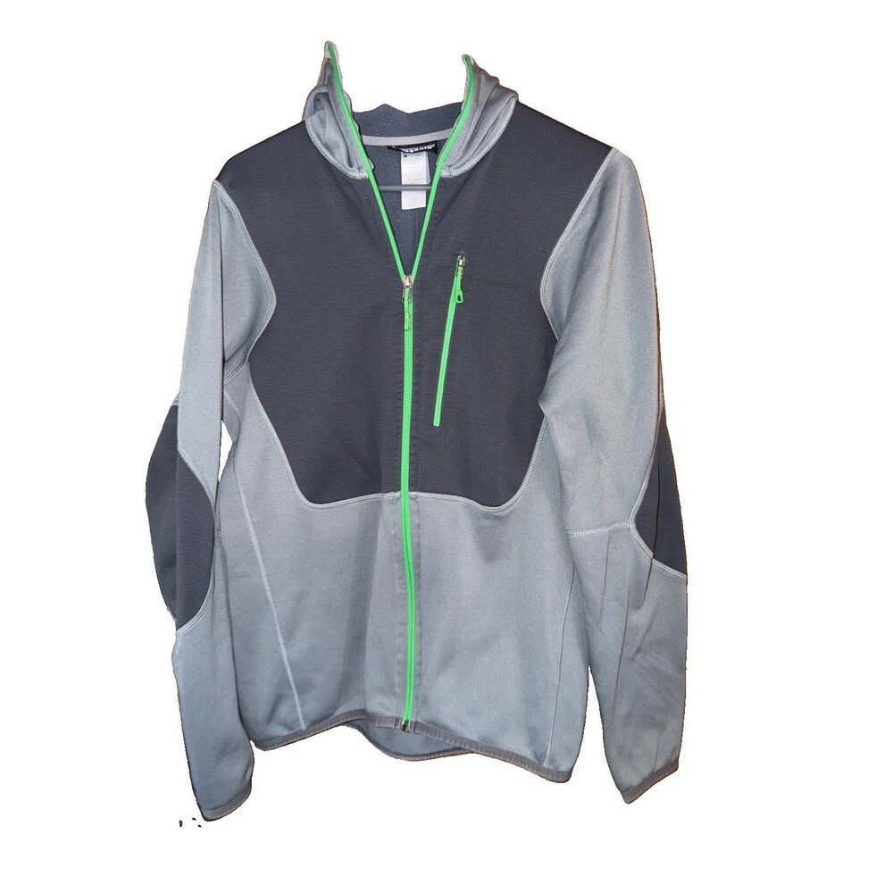Patagonia Men's Piton Hybrid Hoodie Medium Forge Grey.